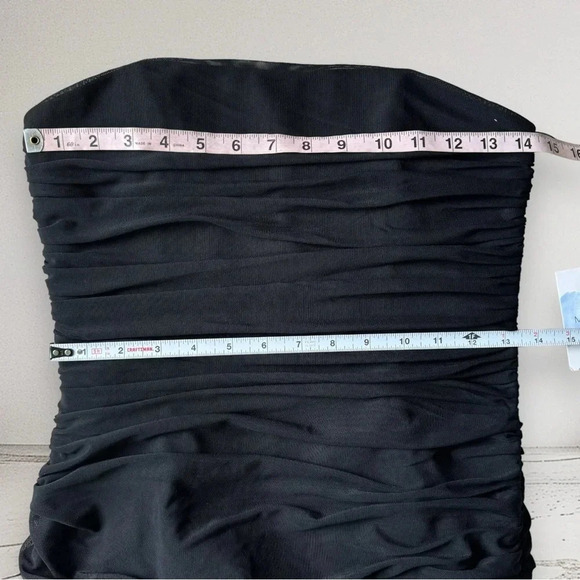 NEW MAJORELLE Ursula Mesh Mini Dress in Black Size S - Picture 5 of 9